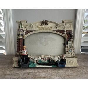 Vintage The Venetian Las Vegas Casino Resort 3D Gondola Ride Picture Photo Frame